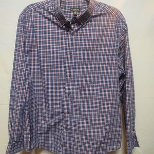 Men's long sleeve shirt in a flannel pattern from George size Lg 42-44